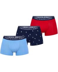 Polo Ralph Lauren - 3-Pack Cotton Trunks - Lyst