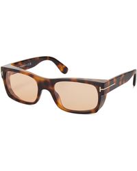 Tom Ford - Juan Rectangular Sunglasses - Lyst