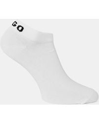 HUGO - 3 Pack Cotton Ankle Socks With Logo Detail - Lyst