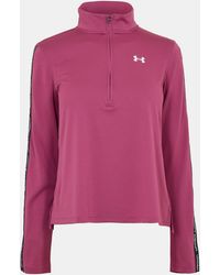 Under Armour - Tech Tape Zipped Long-Sleeve Performance Gym Top - Lyst
