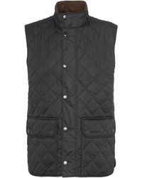 Barbour - Lowerdale Diamond-Quilted Gilet - Lyst
