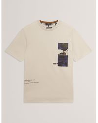 Ted Baker - Ted Ss Graphic Tee Sn71 - Lyst