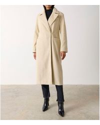 Pretty Lavish - Ezra Boxy Collared Long-Sleeve Oversized Fit Overcoat - Lyst