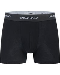 L/AB Off White - 3" No-Fly Cotton Boxer Brief - Lyst