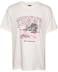 Tommy Hilfiger - Tropics Tonal Pattern T-Shirt - Lyst