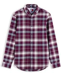 Tommy Hilfiger - Flannel Check Long-Sleeve Shirt - Lyst