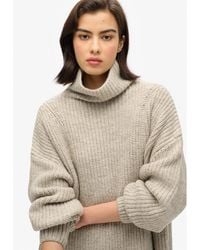 Superdry - Knitted Jumper Dress - Lyst