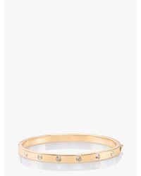 Kate Spade - Set In Stone Hinged Bangle - Lyst