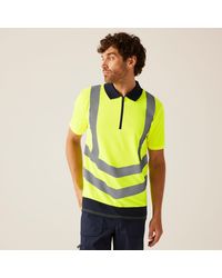Regatta - Hi Vis Pro Reflective Polo Work Shirt - Lyst