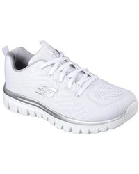 Skechers - Engineered Mesh Lace-up W Memory Fo Runners - Lyst
