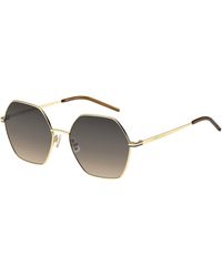 BOSS - Geo Round Sunglasses - Lyst