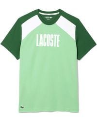 Lacoste - Colour Block Short-Sleeve Crew-Neck T-Shirt - Lyst