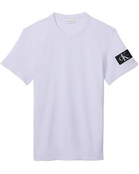Calvin Klein - Badge Waffle Tee - Lyst
