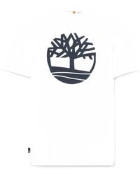 Timberland - Northwood Tree Logo Cotton Short-Sleeve T-Shirt - Lyst
