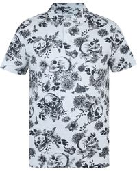 Firetrap - All Over Print Polo Top - Lyst