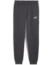 PUMA - Tape Closed Hem Fleece Joggers - Lyst