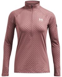 Under Armour - Emboss Half Zip Slim Fit Tracksuit Top 8 (Xs) - Lyst