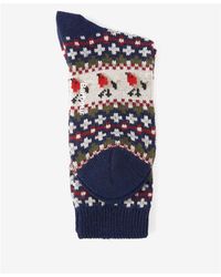 Barbour - Robin Fair Isle Socks - Lyst