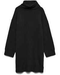 Vero Moda - Aquarius Roll Neck Jumper Dress - Lyst