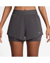 Nike - Dri-Fit Swift Mid-Rise 3 2-In-1 Shorts - Lyst