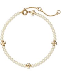 Tory Burch - Kira Pearl Bracelet - Lyst