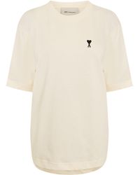 Ami Paris - Place Des Oversized Fit Oversized T-Shirt - Lyst