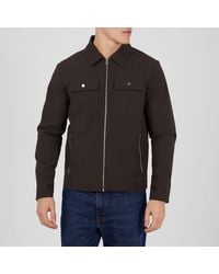 Brave Soul - Bs Zip Up Shacket With Chest Pockets - Lyst