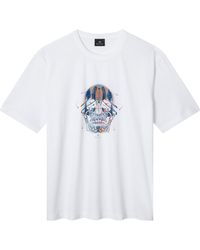Paul Smith - Skull Graphic T-Shirt - Lyst