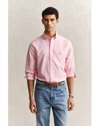 GANT - Regular Fit Poplin Shirt - Lyst