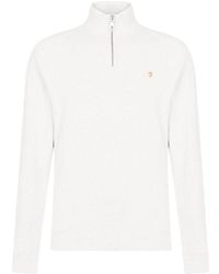 Farah - Jim Zip Jumper - Lyst