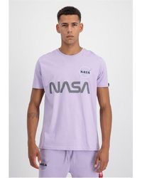 Alpha Industries - Nasa Reflective T-shirt - Lyst
