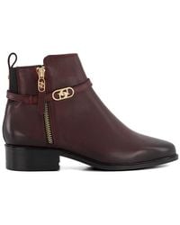 Dune - Pup Flat Ankle Boots - Lyst