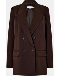 GOOD AMERICAN - Double Breasted Structured Blazer - Lyst