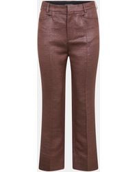 Tom Ford - Straight Leg Elasticated Waistband Knitted Trousers - Lyst