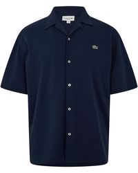 Lacoste - Short Sleeve Plain Shirt - Lyst