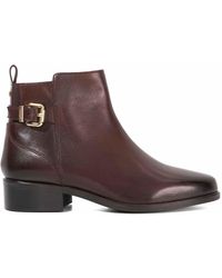 Dune - Padri Flat Ankle Boots - Lyst
