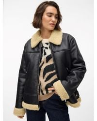 Vero Moda - Kay Aviator Jacket - Lyst