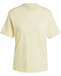 adidas - Essentials 3 Stripe T-Shirt - Lyst