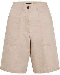 Timberland - Linen Bermuda Chino Shorts - Lyst
