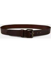 Barbour - Matte Leather Belt - Lyst