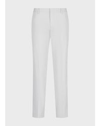 Emporio Armani - Straight Leg Trousers - Lyst