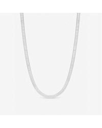 Inicio - Sterling Snake Chain Necklace - Lyst