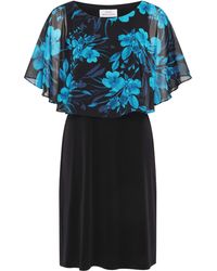 Gina Bacconi - Ashton Floral Chiffon Overlay Dress - Lyst