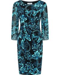 Gina Bacconi - Zelda Draped Jersey Cocktail Dress - Lyst