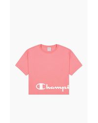 Champion - Regular Fit Crew T-Shirt - Lyst