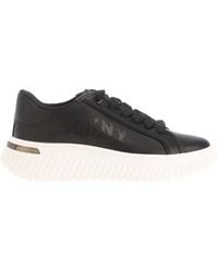 DKNY - Larissa Lace Up Chunky Trainers - Lyst
