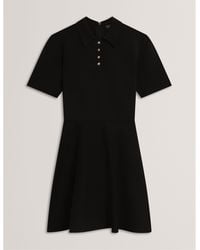 Ted Baker - Skater Knitted Jumper Dress - Lyst