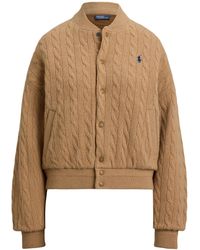 Polo Ralph Lauren - American Style Ribbed Trim Bomber Jacket - Lyst