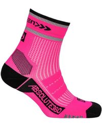 Absolute 360 - Performance Running Quarter Socks: Neon - Lyst