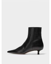 Aeyde - Sofie Cow Boot Ankle Heeled Boots - Lyst